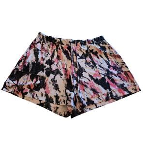 LuLaRoe Jessica Shorts – Size XL | Black White Pink | Soft Leggings Material
